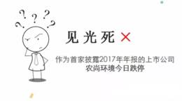 读懂华体会赛事竞猜
:见光死！年报第一股为何跌停？