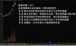 集合竞价<em>看盘技巧</em>