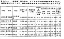 比快速增长型公司增长更快的公司有哪些？