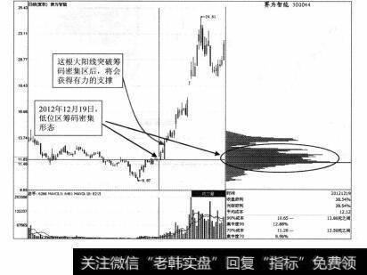 图1-33 赛为智能2012年12月19日筹码分布图