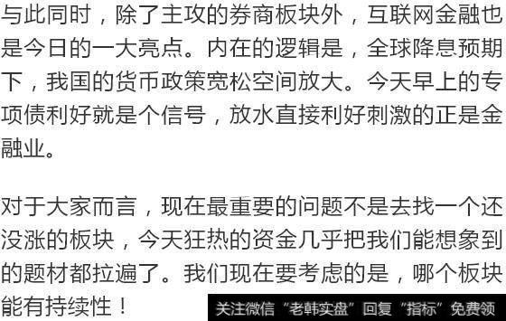 [王亚伟解股]大反弹，关注这个板块机会！