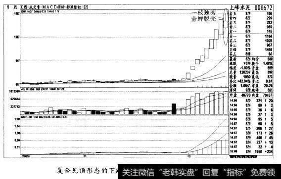 复合见顶形态的下跌概率更高，清仓出局(图十二)