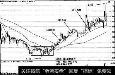 5日、10日、30日均线组合